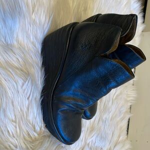 Fly London black ankle boots. Size 6